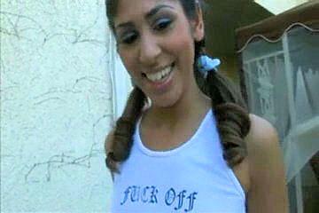 Latin College Girl Handjob